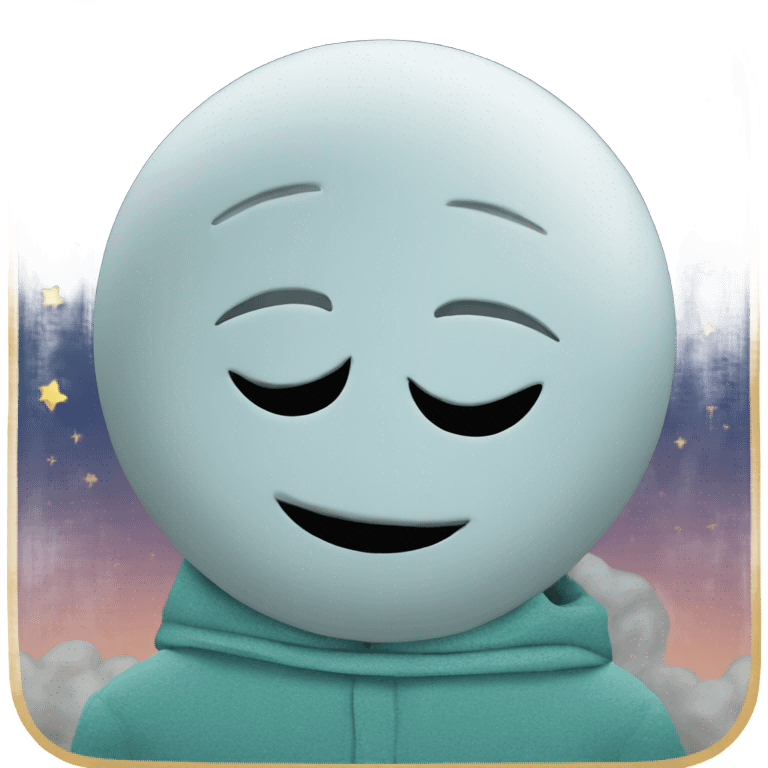 Goodnight moon emoji