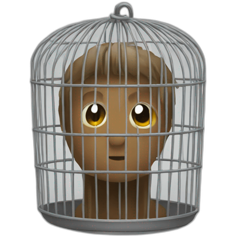 a cage emoji