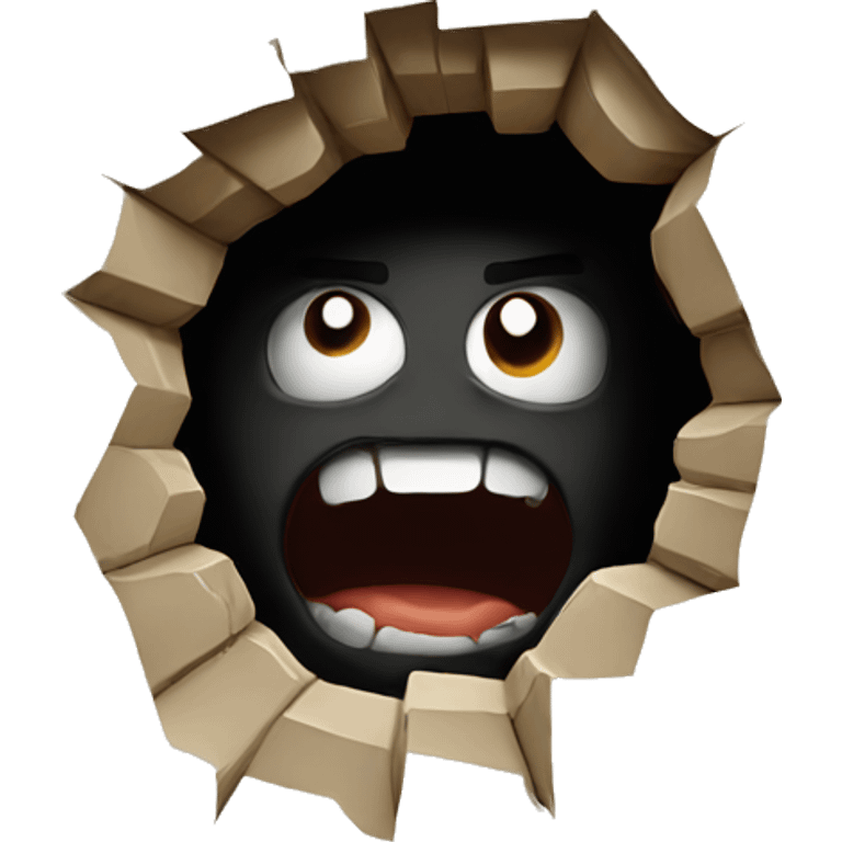 Scary hole  emoji