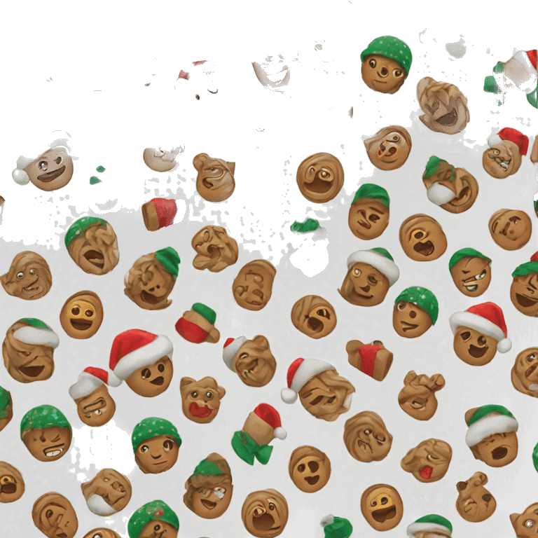 Christmas blanket emoji