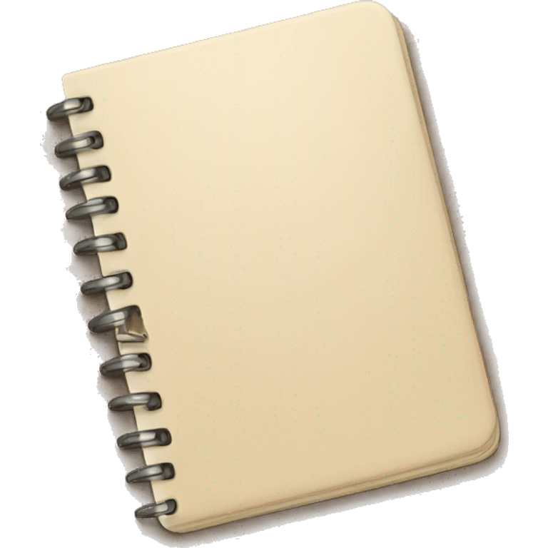 beige notebook emoji