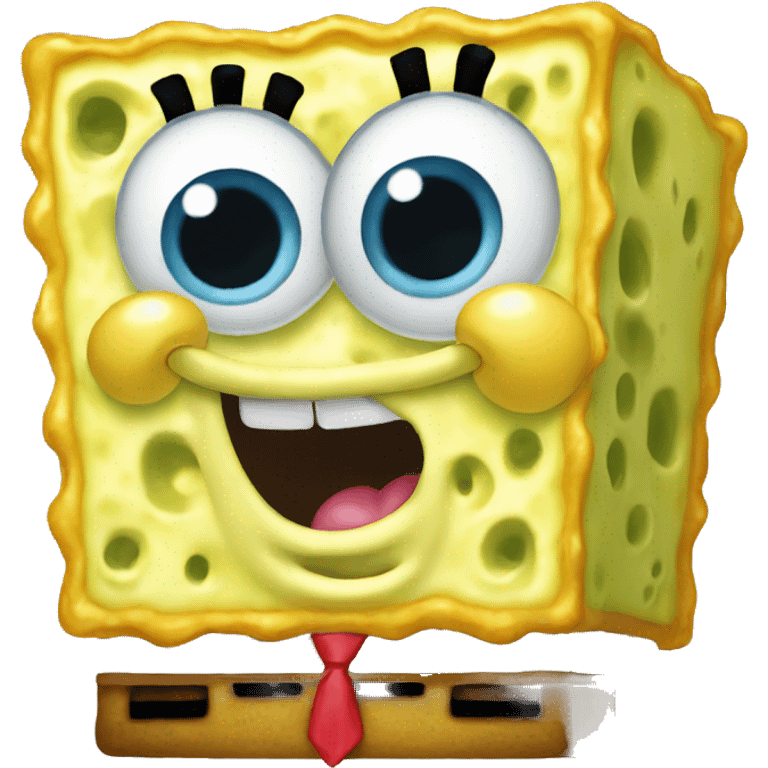 spongebob popping emoji