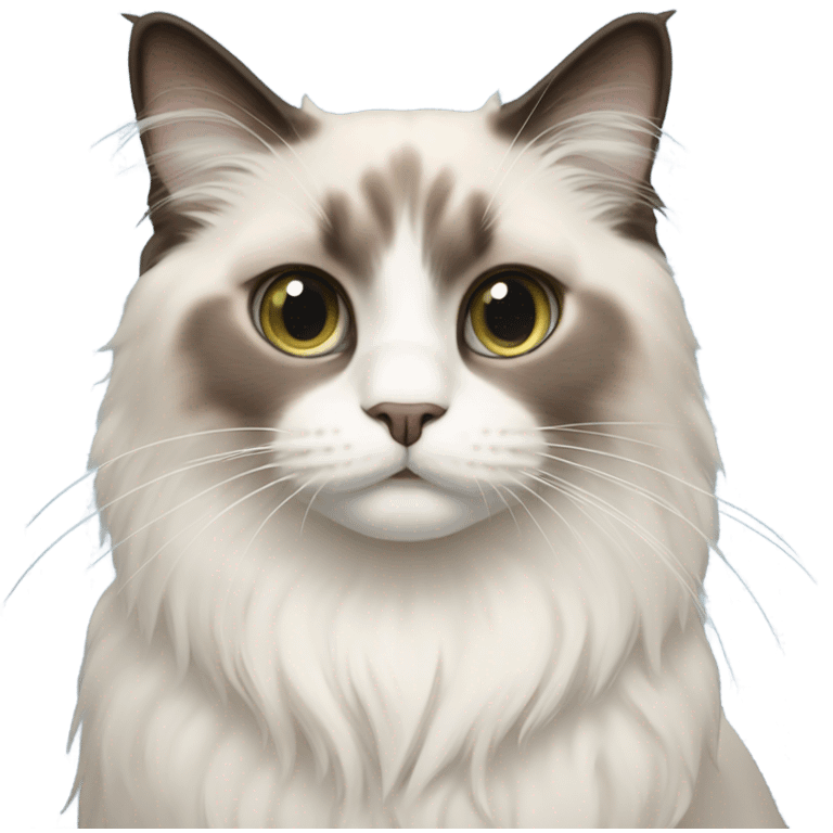 ragdoll cat  emoji