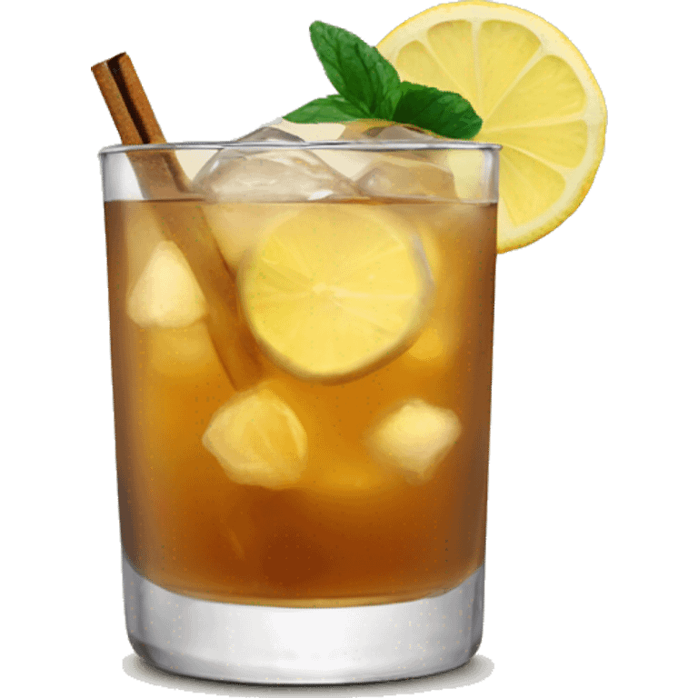 Ginger honey Lemon Bourbon Cocktail emoji