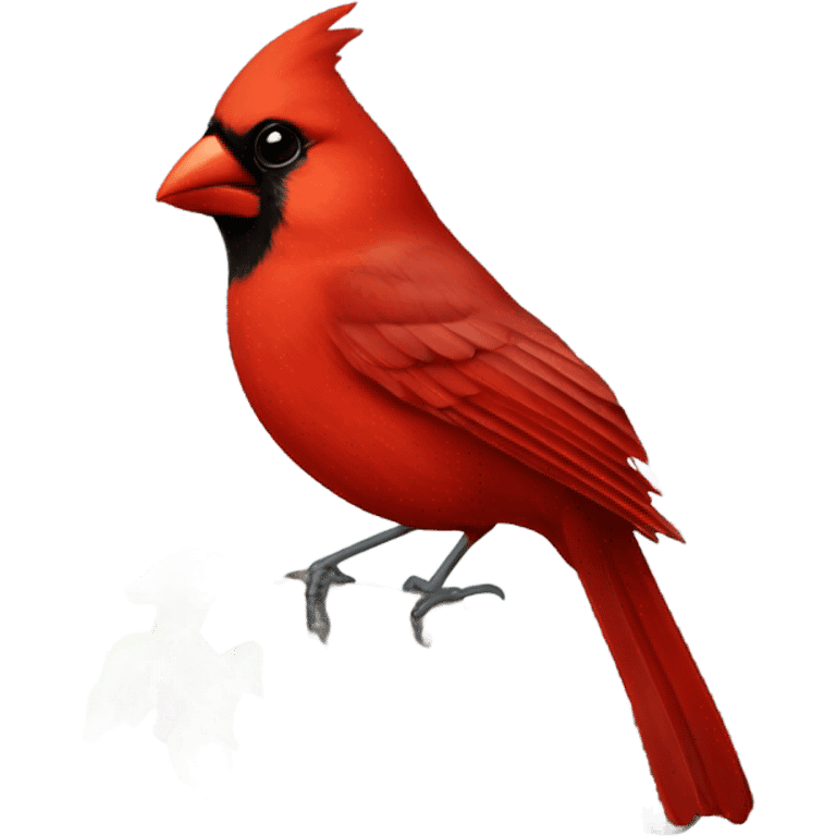 Red cardinal  emoji