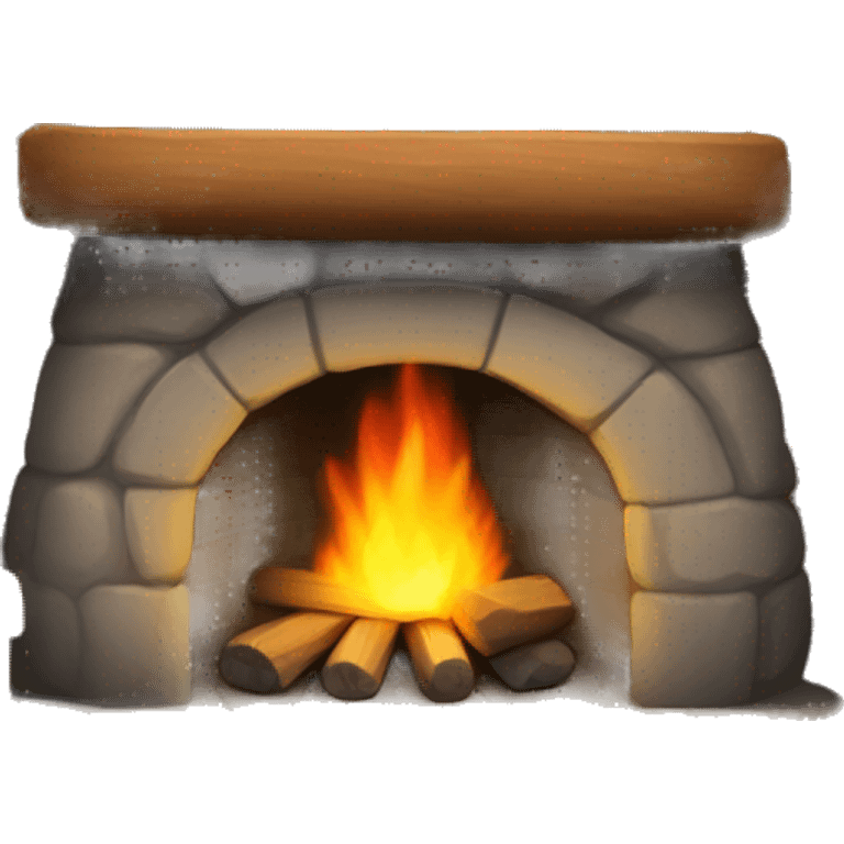 camp fireplace emoji