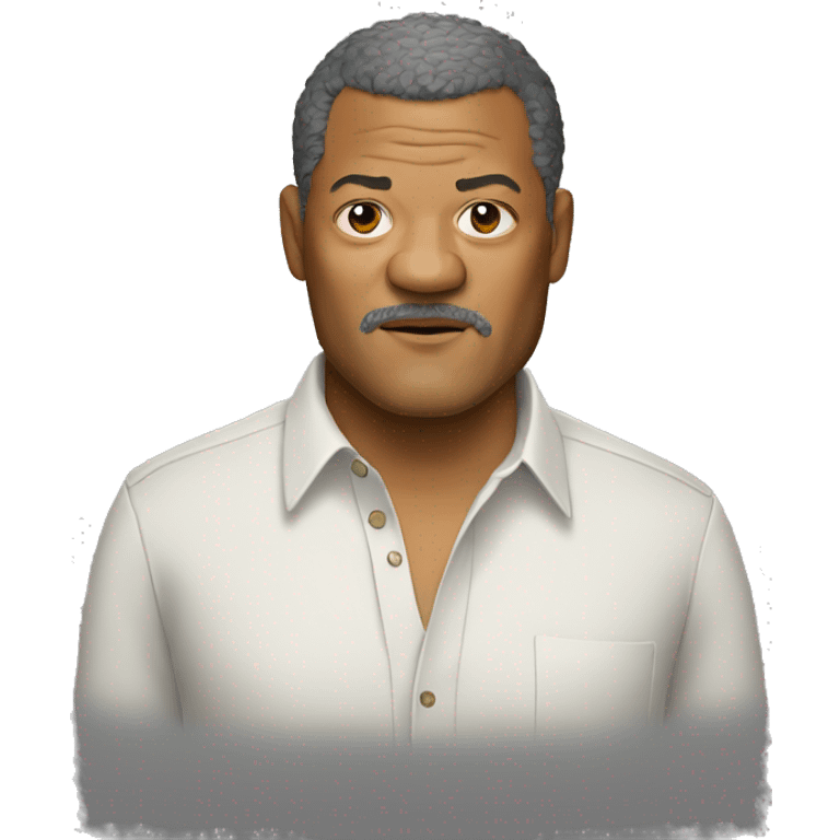 laurence-fishburne wearing shirt emoji