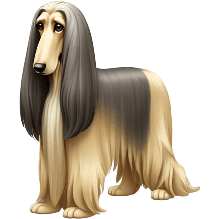 Afghan hound emoji