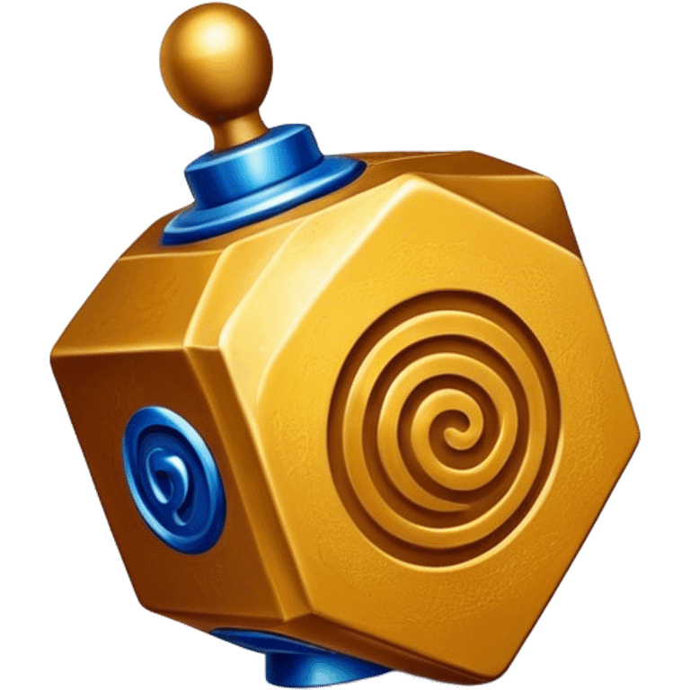 Dizzy dreidel emoji