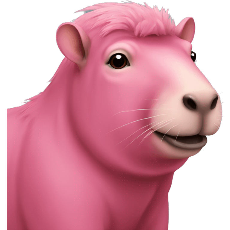 pink capibara emoji