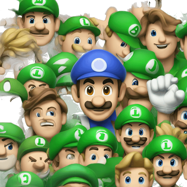 super Luigi on the Xbox one emoji