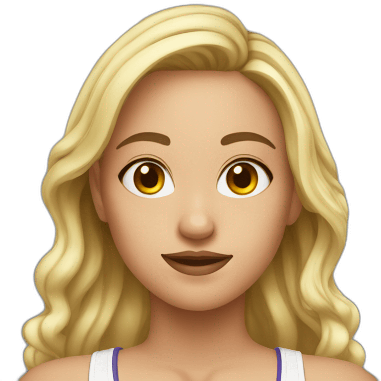 pretty gym girl emoji