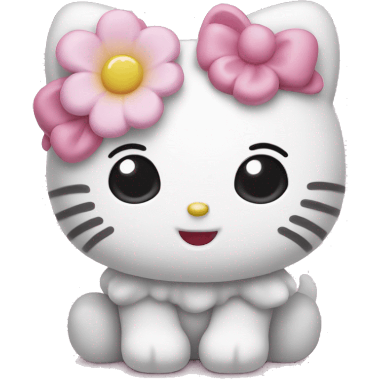 Cute hello kittu emoji