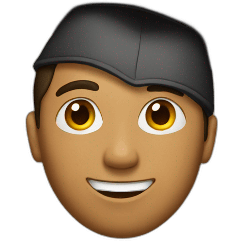 tan guy graduation emoji