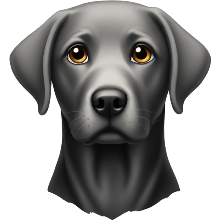 Can you create a black Labrador Face emoji