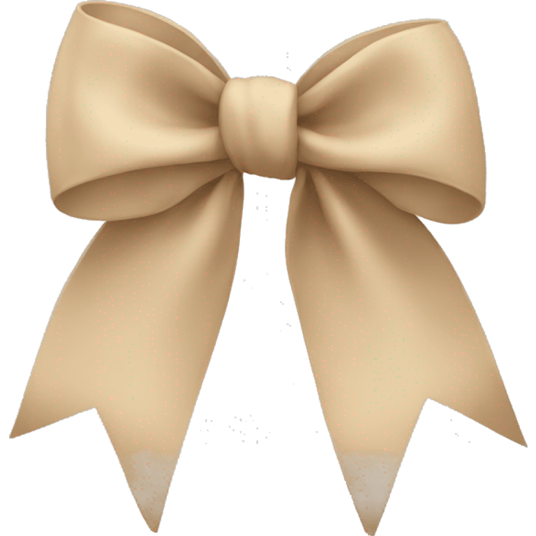 Beige Bow emoji