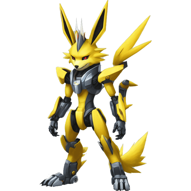 Renamon-Jolteon-Zeraora-medabot-mecha full body emoji