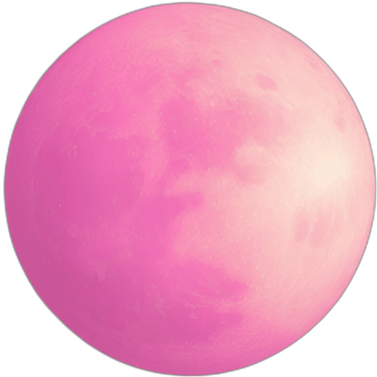 pink moon emoji