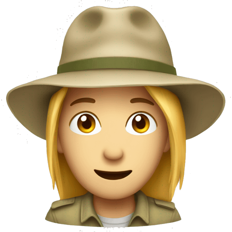 safari hat emoji