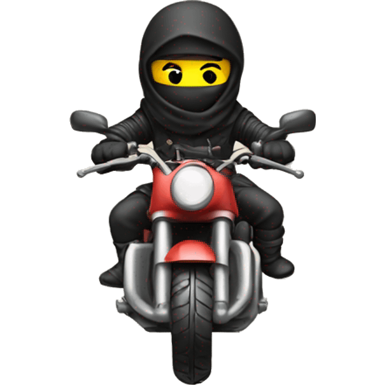 Ninja in motorbike emoji