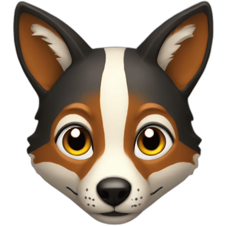 renard noir emoji