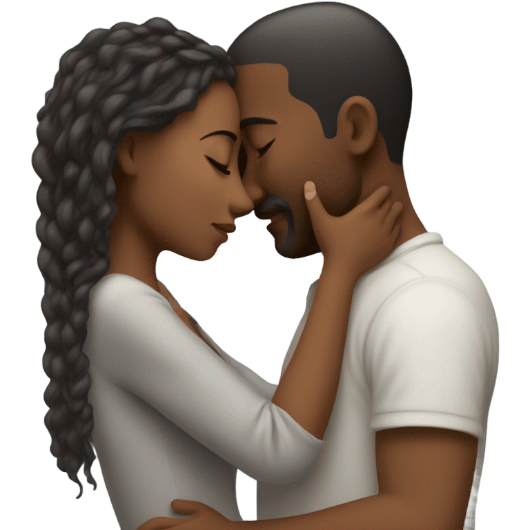 Couple kissing emoji