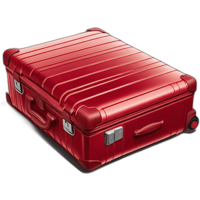 Essential Cabin S luggage Red rimowa emoji