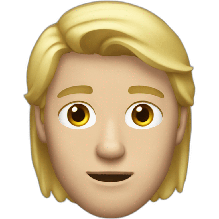 dirty blonde white guy emoji