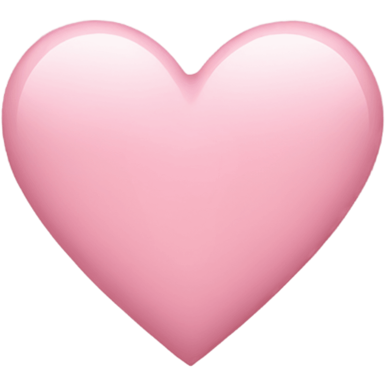 light pink heart emoji