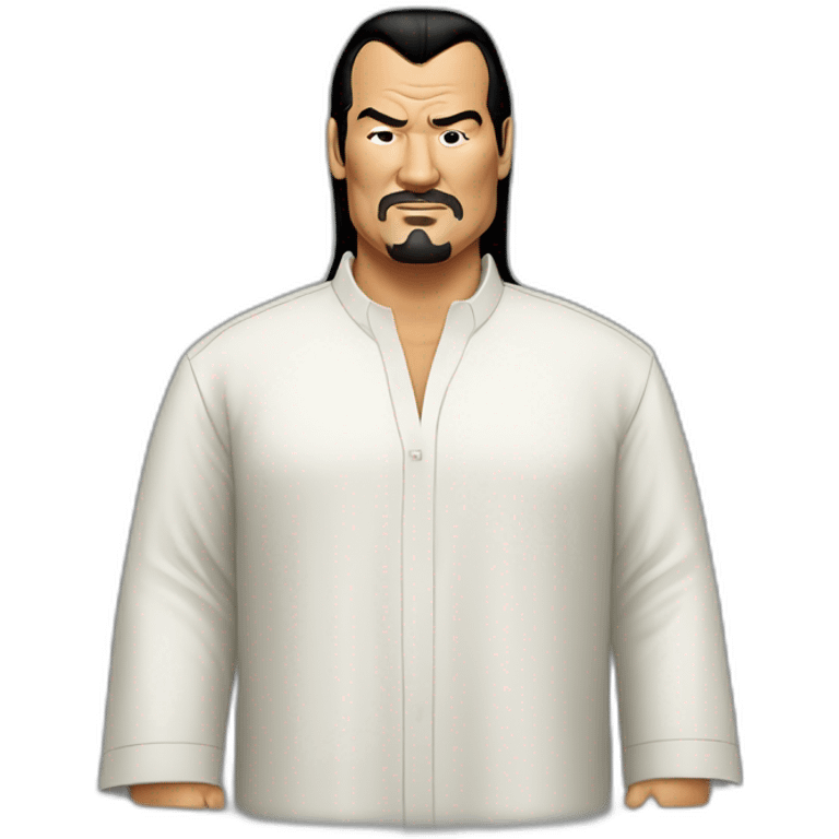 steven seagal cartoon wearing long shirt emoji