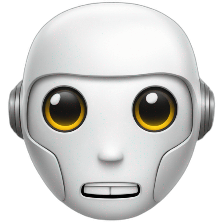 white robot emoji