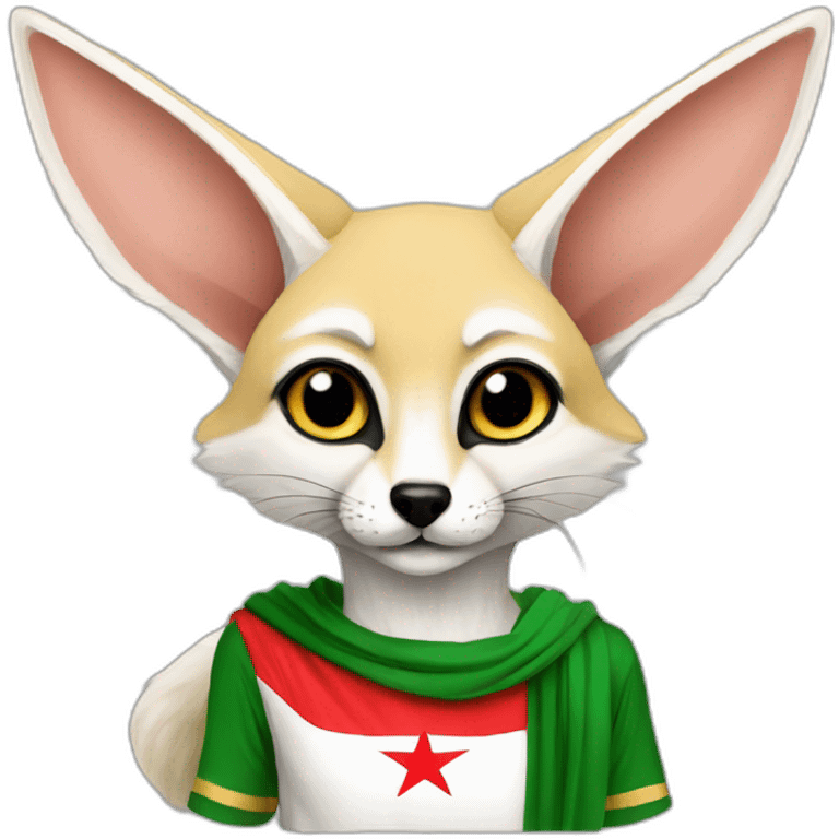 Fennec supporter Algérie emoji