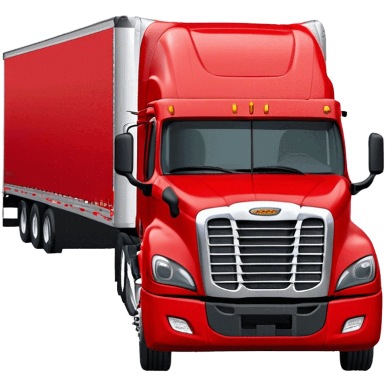 Cattle Truck - Freightliner Cascadia (Model Year: 2021) (Iconic colour: Red) emoji