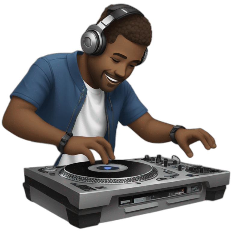 Dj man emoji