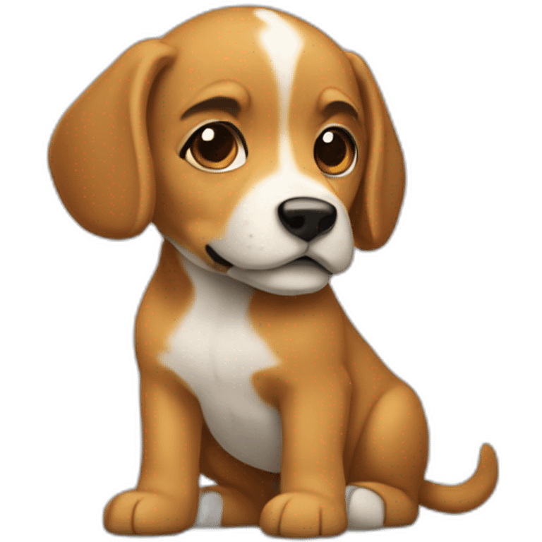 Un chien de la race terre-neuve emoji