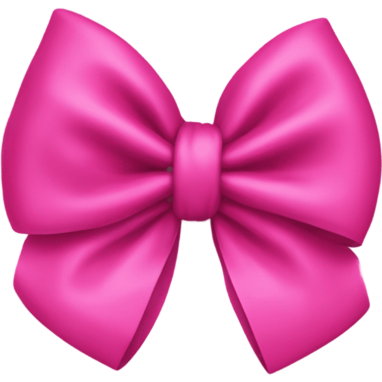 A pink bow emoji