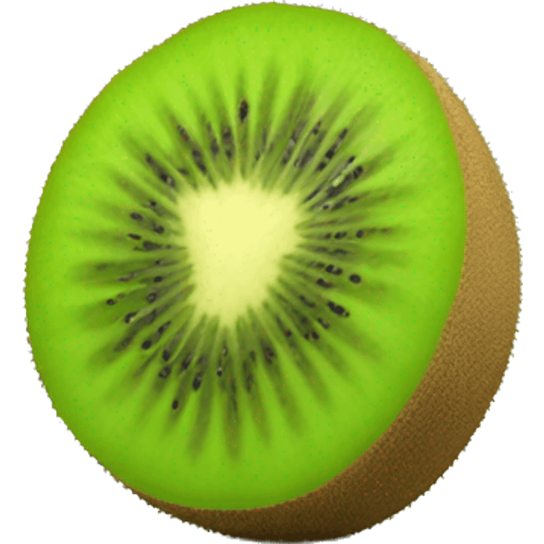 3D kiwi fruit  emoji