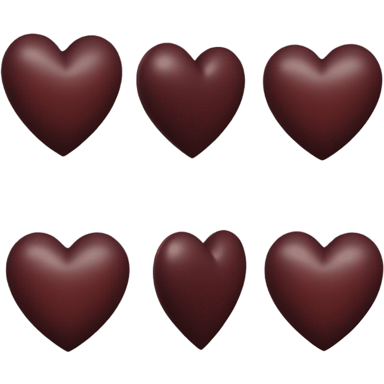 dark red heart  emoji