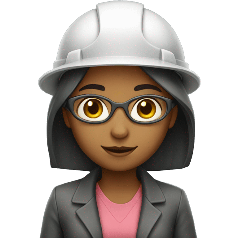 Girl who is engineer emoji