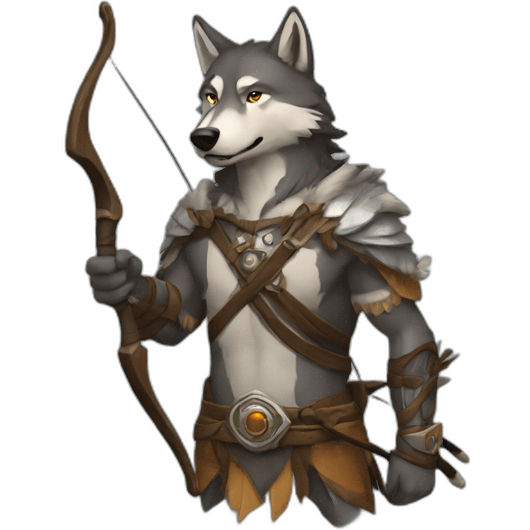 Wolf archer emoji