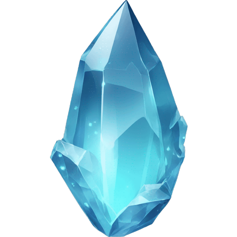 Shiny sparkly glass crystal shard emoji