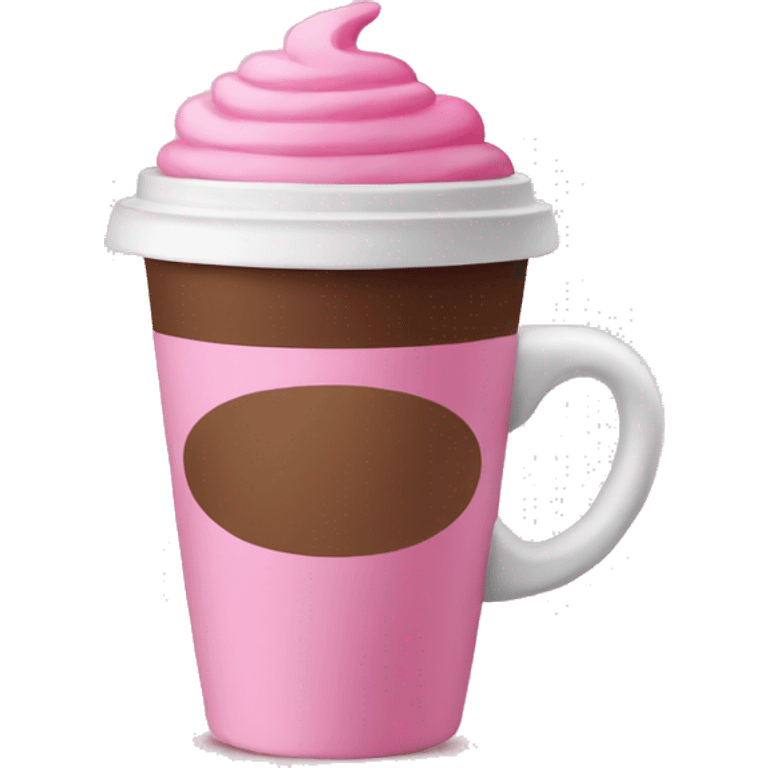 pink coffee emoji