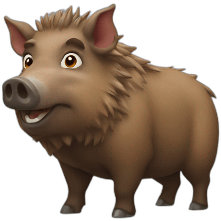 boar shower emoji