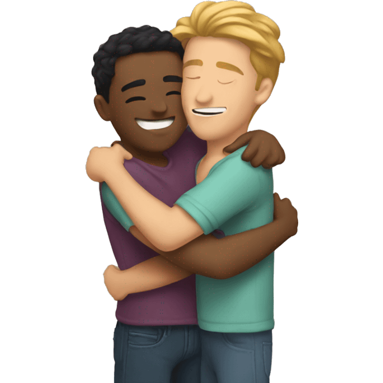 Friends hugging emoji