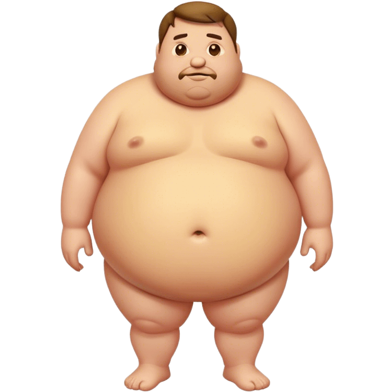 Fat guy  emoji