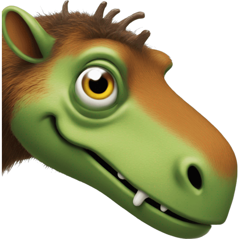 the gruffalo small green wart on nose emoji