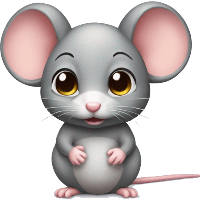 Small cute mouse emoji