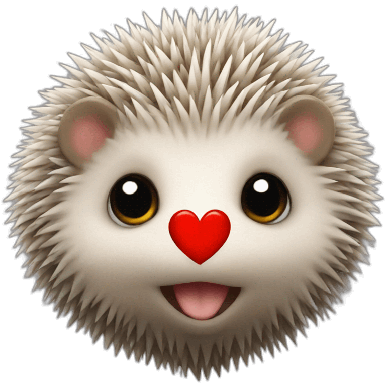 hedgehog heart emoji