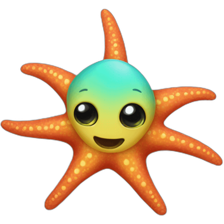 Alien-starfish emoji