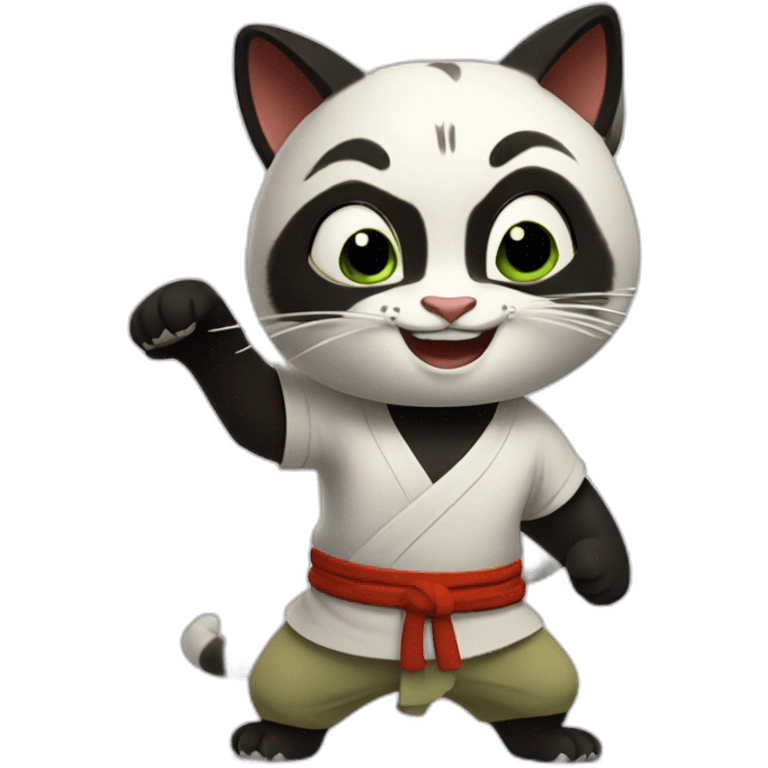 Kung Fu Panda cat  emoji